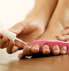 Therapeutische Lackanwendung